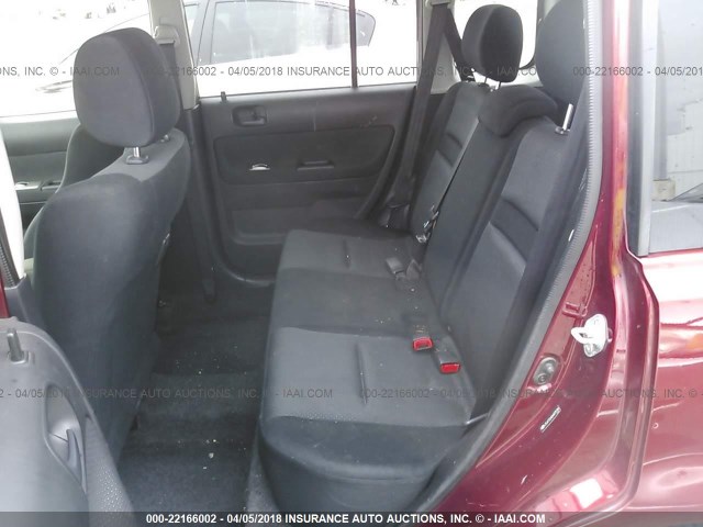 JTLKT324264075760 - 2006 TOYOTA SCION XB BURGUNDY photo 8