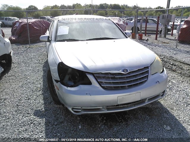 1C3LC46K37N515046 - 2007 CHRYSLER SEBRING SILVER photo 6