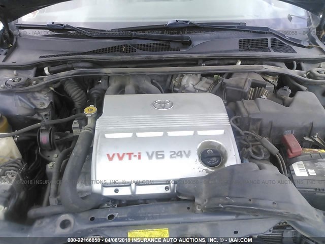 4T1BF30K24U569050 - 2004 TOYOTA CAMRY LE/XLE/SE ლურჯი ფოტო 10