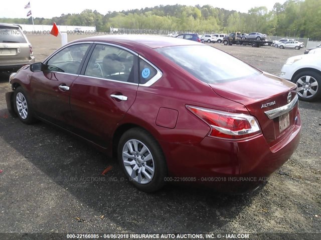 1N4AL3AP0DC156252 - 2013 NISSAN ALTIMA 2.5/S/SV/SL MAROON photo 3