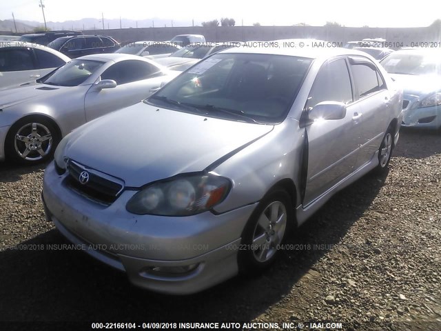 1NXBR32E77Z782417 - 2007 TOYOTA COROLLA CE/LE/S SILVER photo 2