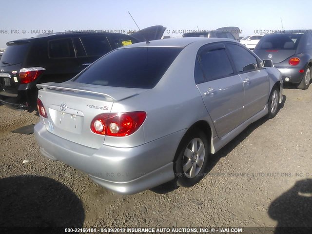 1NXBR32E77Z782417 - 2007 TOYOTA COROLLA CE/LE/S SILVER photo 4