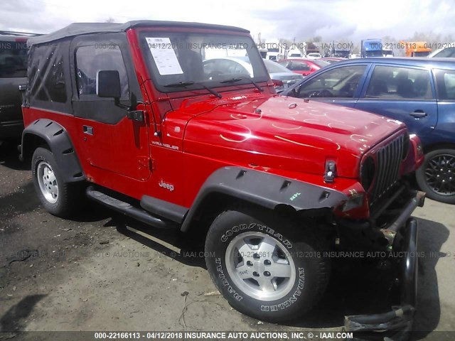 1J4FY29P7VP484255 - 1997 JEEP WRANGLER / TJ SE RED photo 1