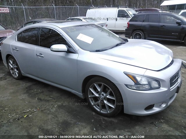 1N4AA5AP3BC843949 - 2011 NISSAN MAXIMA S/SV SILVER photo 1