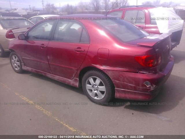 1NXBR32E67Z911103 - 2007 TOYOTA COROLLA CE/LE/S RED photo 3