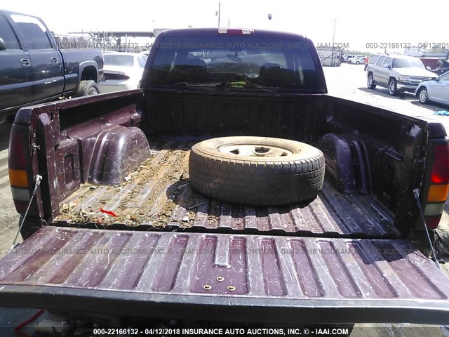 1GCGK29U8XE229324 - 1999 CHEVROLET SILVERADO K2500 MAROON photo 8