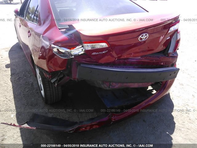 4T1BF1FK9EU862814 - 2014 TOYOTA CAMRY L/SE/LE/XLE 红色 照片 6
