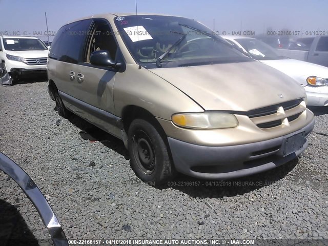 1B4GP45G4XB897861 - 1999 DODGE CARAVAN SE/SPORT GOLD photo 1