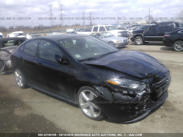 1C3CDFEB3FD363770 - 2015 DODGE DART GT BLACK photo 1