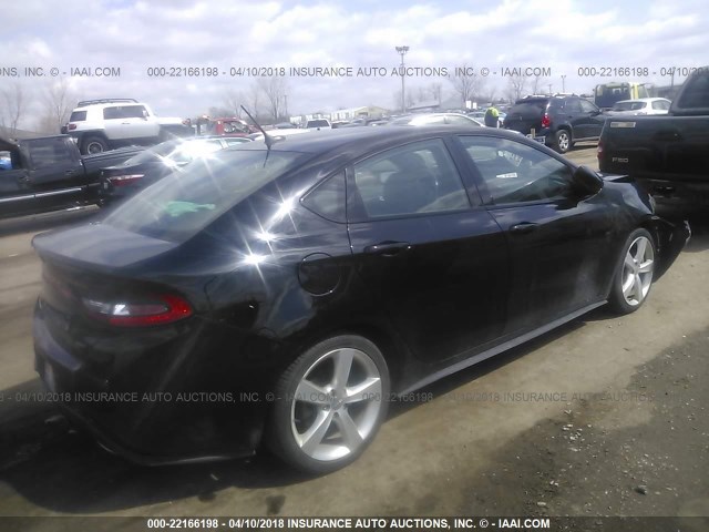 1C3CDFEB3FD363770 - 2015 DODGE DART GT BLACK photo 4