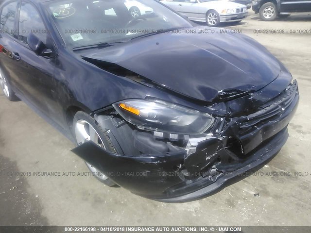 1C3CDFEB3FD363770 - 2015 DODGE DART GT BLACK photo 6