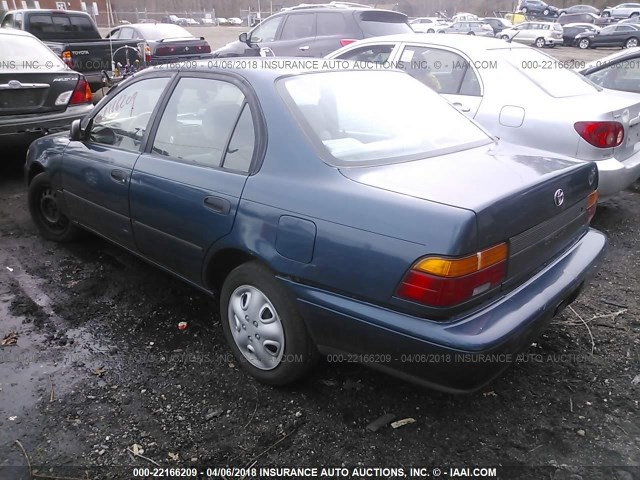 2T1AE09E5PC040661 - 1993 TOYOTA COROLLA LE/DX ლურჯი ფოტო 3