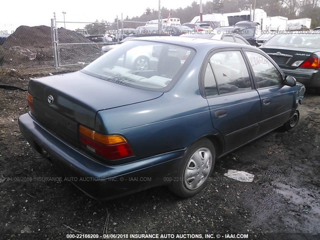 2T1AE09E5PC040661 - 1993 TOYOTA COROLLA LE/DX ლურჯი ფოტო 4