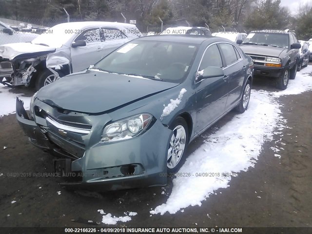 1G1ZH57B99F161552 - 2009 CHEVROLET MALIBU 1LT 绿色 照片 2