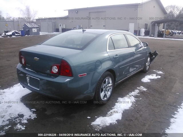 1G1ZH57B99F161552 - 2009 CHEVROLET MALIBU 1LT 绿色 照片 4