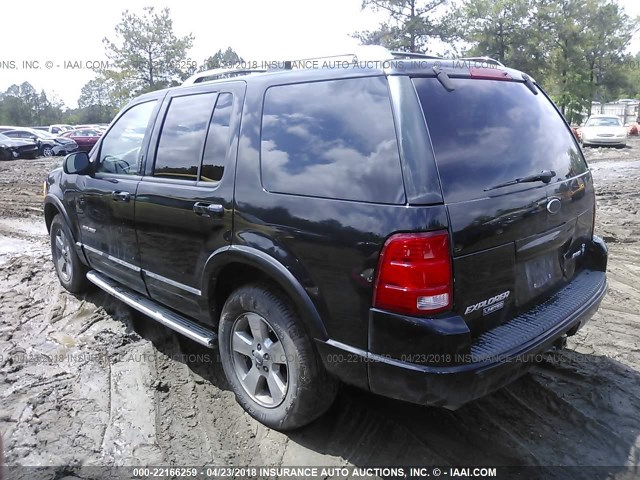 1FMDU85W54ZA61438 - 2004 FORD EXPLORER LIMITED BLACK photo 3