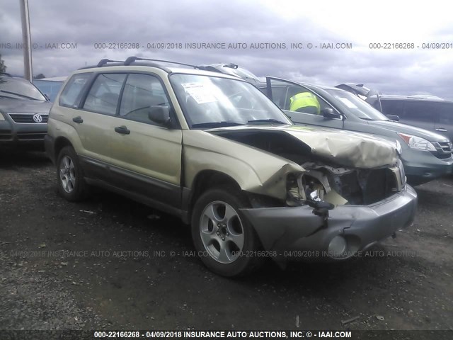 JF1SG65693G758070 - 2003 SUBARU FORESTER 2.5XS მწვანე ფოტო 1