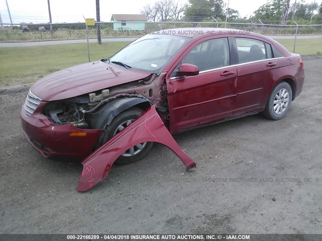 1C3LC46KX7N542535 - 2007 CHRYSLER SEBRING RED photo 2