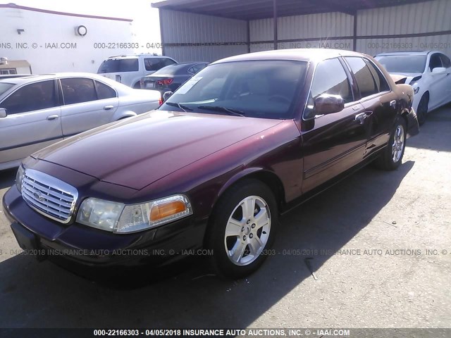 2FABP7EV6BX177440 - 2011 FORD CROWN VICTORIA LX BURGUNDY photo 2