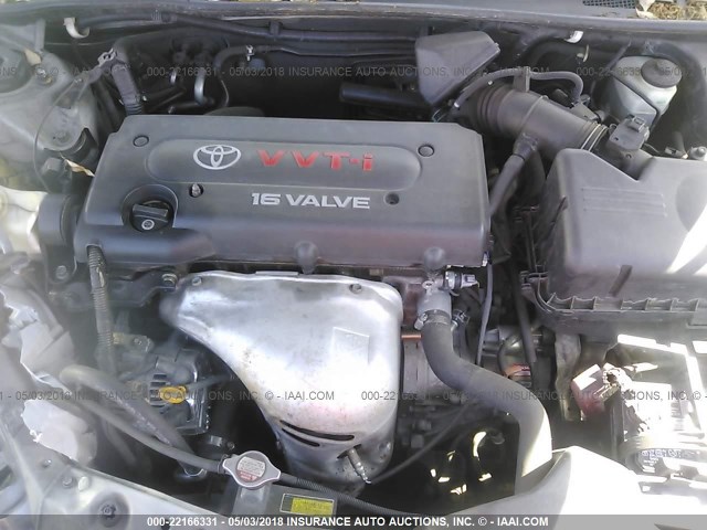 4T1BE32KX3U704662 - 2003 TOYOTA CAMRY LE/XLE/SE 银色 照片 10