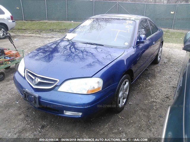 19UYA42672A003100 - 2002 ACURA 3.2CL TYPE-S BLUE photo 2