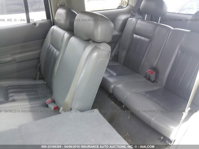 1D8HD58D24F115795 - 2004 DODGE DURANGO LIMITED WHITE photo 8