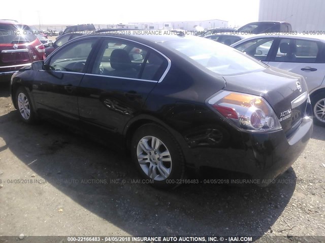 1N4AL2AP6CN448002 - 2012 NISSAN ALTIMA S BLACK photo 3