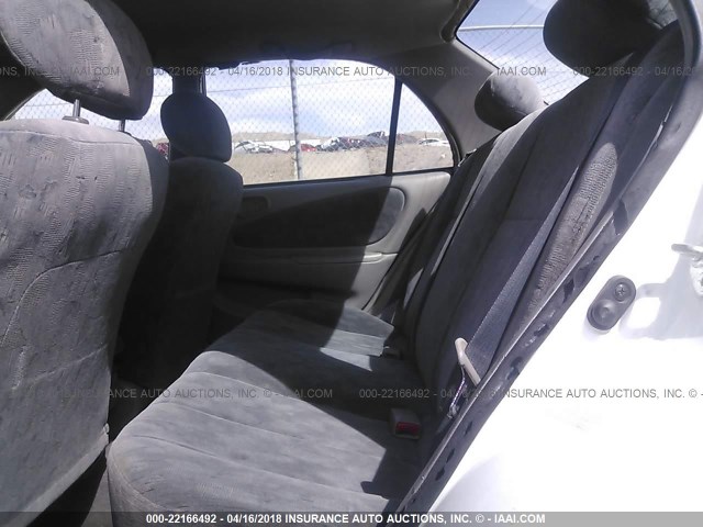 1NXBR18E3WZ051865 - 1998 TOYOTA COROLLA VE/CE/LE 白色 照片 8