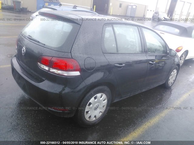 WVWDB7AJXAW091515 - 2010 VOLKSWAGEN GOLF 黑色 照片 4