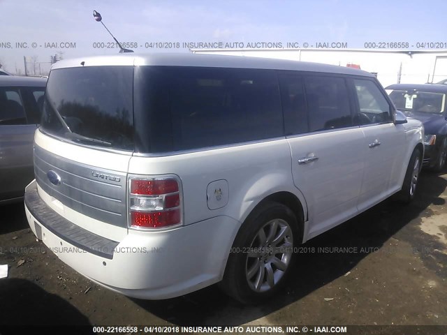 2FMDK53CX9BA14977 - 2009 FORD FLEX LIMITED WHITE photo 4