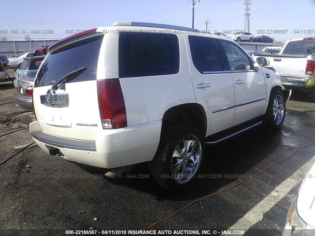 1GYEC63857R395231 - 2007 CADILLAC ESCALADE LUXURY WHITE photo 4