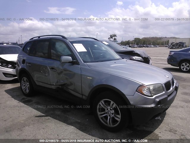 WBXPA93485WD21910 - 2005 BMW X3 3.0I GRAY photo 6