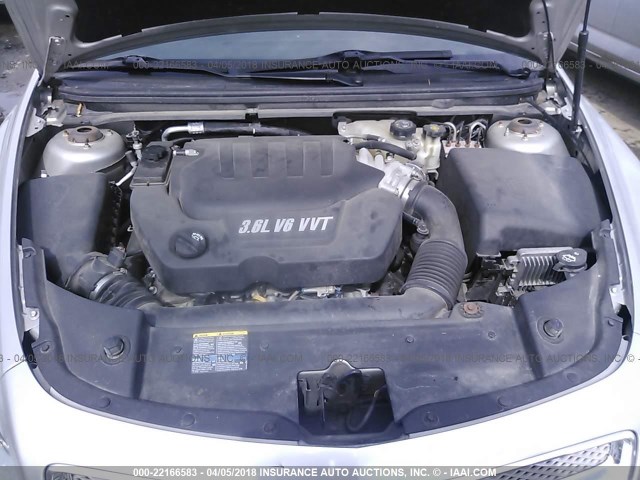 1G1ZK57718F249846 - 2008 CHEVROLET MALIBU LTZ 银色 照片 10