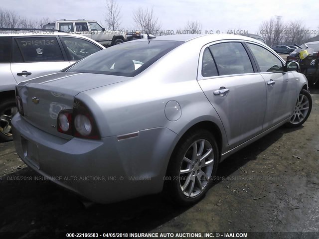 1G1ZK57718F249846 - 2008 CHEVROLET MALIBU LTZ 银色 照片 4