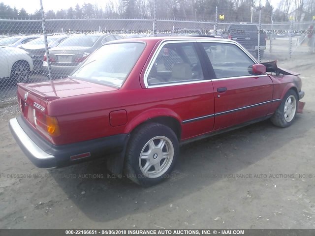 WBAAA1303H2322762 - 1987 BMW 325 IS RED photo 4