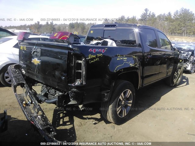 1GCGTCE38G1116691 - 2016 CHEVROLET COLORADO LT BLACK photo 4