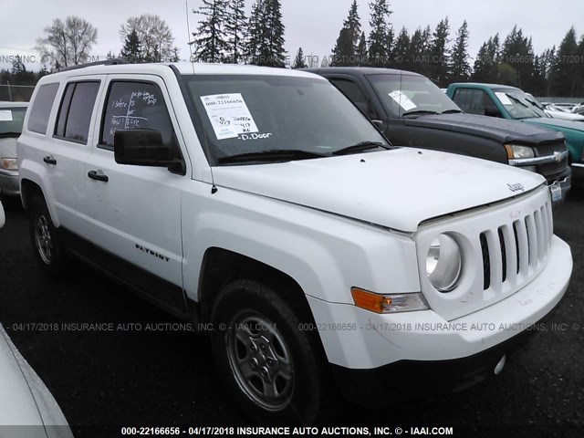 1J4NT1GB1BD286988 - 2011 JEEP PATRIOT SPORT WHITE photo 1