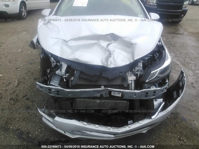 1G1BE5SM5G7306340 - 2016 CHEVROLET CRUZE LT SILVER photo 6