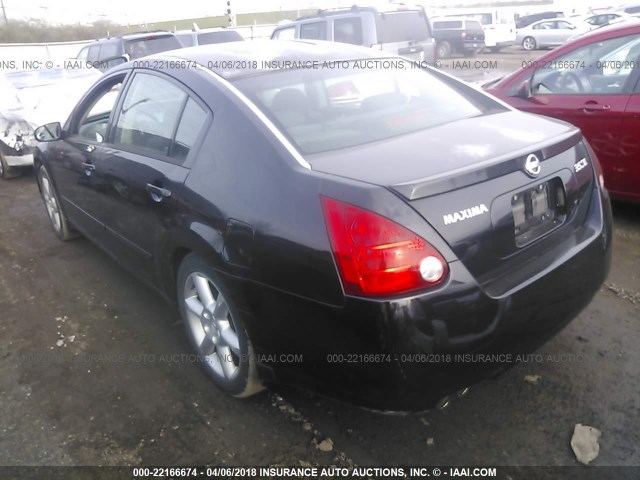 1N4BA41EX6C804441 - 2006 NISSAN MAXIMA SE/SL BLACK photo 3