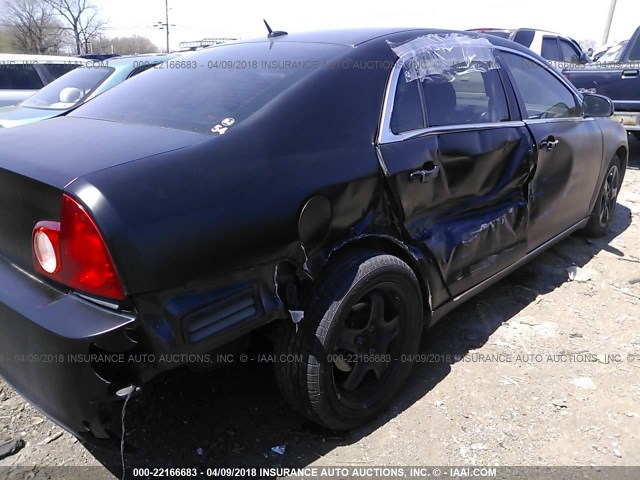 1G1ZC5E05A4148328 - 2010 CHEVROLET MALIBU 1LT 黑色 照片 6