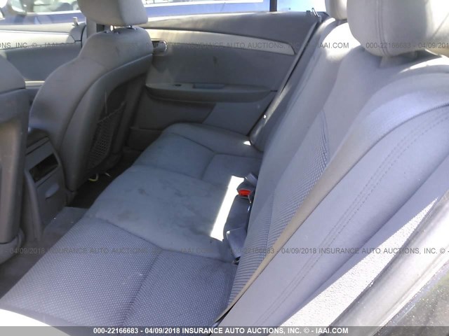 1G1ZC5E05A4148328 - 2010 CHEVROLET MALIBU 1LT 黑色 照片 8