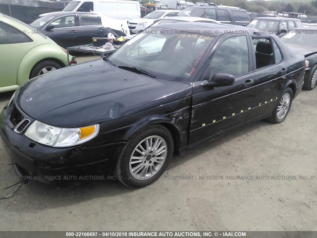 YS3ED49A653521333 - 2005 SAAB 9-5 ARC BLACK photo 2