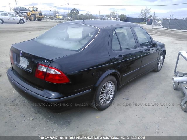 YS3ED49A653521333 - 2005 SAAB 9-5 ARC BLACK photo 4