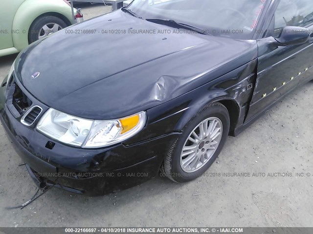 YS3ED49A653521333 - 2005 SAAB 9-5 ARC BLACK photo 6