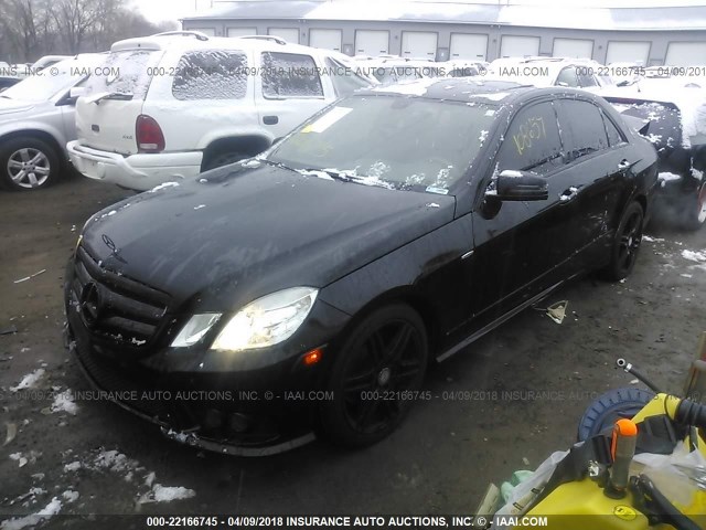 WDDHF8HB9AA126333 - 2010 MERCEDES-BENZ E 350 4MATIC BLACK photo 2