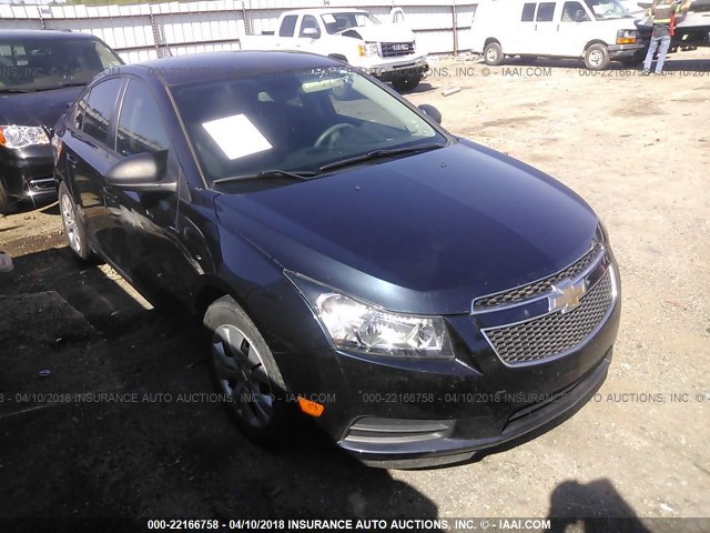 1G1PA5SH7E7208749 - 2014 CHEVROLET CRUZE LS BLUE photo 1