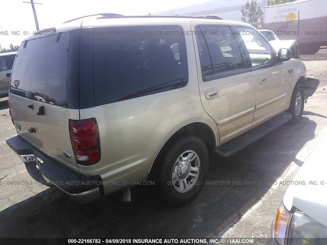 1FMRU1567YLB76144 - 2000 FORD EXPEDITION XLT TAN photo 4