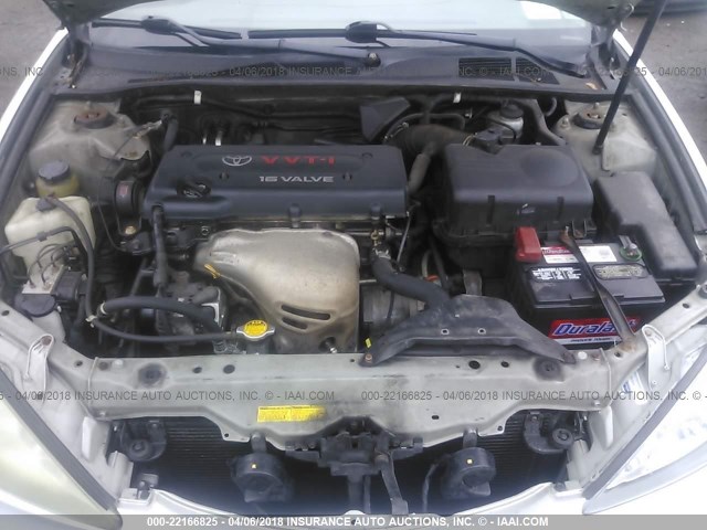 4T1BE32K53U136398 - 2003 TOYOTA CAMRY LE/XLE/SE ვერცხლისფერი ფოტო 10