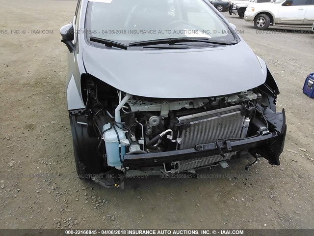 3N1CE2CP3GL387727 - 2016 NISSAN VERSA NOTE S/S PLUS/SV/SL/SR GRAY photo 6