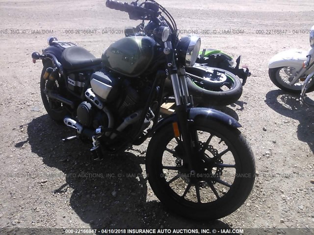 JYAVN05E2EA007752 - 2014 YAMAHA XVS950 CU GREEN photo 1